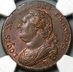 1792-D NGC MS 61 �t�����X 12�f�j�[�� ���C16�� �������v���R�C�� (23033101C)