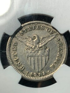 �A�����J�� �t�B���s���� 5�Z���^�{ 1918-S �~���[���h 20�Z���^�{ ���o�[�X NGC F �ڍ׊�