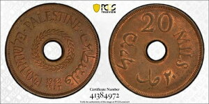 �p���X�`�i�A20�~���Y 1942 - PCGS MS 63 BN ( PAL. ) �A��