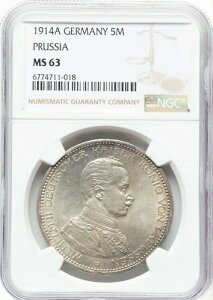 �h�C�c - �v���C�Z�� 1914A 5�}�[�N - NGC MS63 - ���I�N���E���T�C�Y�W�{