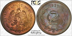 1925�N Mo PCGS MS65+ BN - ���L�V�R - �g�[�����H 2�Z���^�{ 2C �R�C�� #43522A