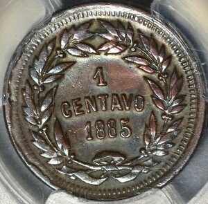 1885�N PCGS AU Det �z���W�����X 1�Z���^�[�{ �� 86,000�� ���s (20121902C)