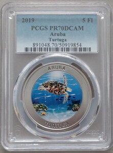 �A���o �V���o�[ �v���[�t 5 �t���[���� �R�C�� 2019 �N �^�[�g�� �g�D���g�D�[�K PCGS PR70 �g�b�v�|�b�v ??