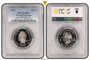 �t�����X�̃|���l�V�A Ni �s�G�t�H�[�g 20�t���� �v���[�t�R�C�� 1979�N P22 PCGS SP69 �g�b�v??