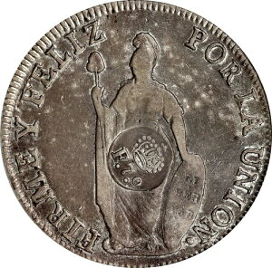 1832-34 �t�B���s�� �t�F���f�B�i���h7�� C/M 1833 �y���[ 8���A�� PCGS VF/XF �ڍ�