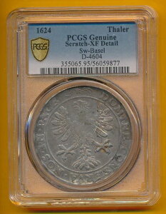 �X�C�X - �o�[�[�� - 1624�N �V���o�[�^�[���[ - PCGS XF �ڍ� - �� - �ǂݎ��