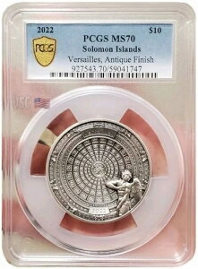 2022 100g �V���o�[ $10 Temple Of Love VERSAILLES 4 �w PCGS MS70 �A���e�B�[�N�R�C���B