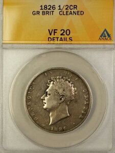 1826�N �C�M���X �n�[�t�N���E����� ANACS VF-20 �ڍ׃N���[�j���O�ς�