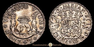 �t�F���y V 2 ���A�� (26,62 gramosg) 1741 ���L�V�R �G���T���h�[�� MF (KM84)�A(Cal-825) EBC