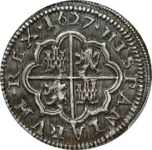 1627-P �X�y�C�� �t�F���y4�� ��� 2���A�� �Z�S�r�A������ KM-83.1�ACAL-956 PCGS MS-62