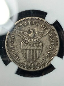 �A�����J�� �t�B���s���� 5�Z���^�{ 1918-S �~���[�� 20�Z���^�{ ���o�[�X NGC VF �ڍׂ��� ��