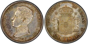 1903 SMV UVA �y�Z�^ �X�y�C�� MS62 PCGS �A���t�H���\ 13 �� �|�b�v 1