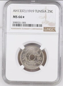 1919�N �`���j�W�A 25�T���`�[�� NGC MS 66�� �v���[�t���C�N�ȕ\��