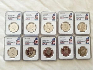 NGC PF69 �E���g���J���I 50C �Z�b�g (2000?2009) ? 10 ��