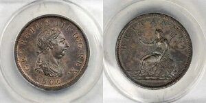 �C���O�����h 1806�N ���� 1�y�j�[ �W���[�W3�� �h���[�v���j������ ANACS MS 64 BRN