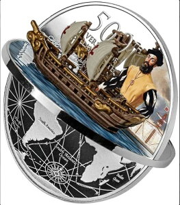 2021�N NIUE 3D�V�F�C�v �t�F���f�B�i���h�E�}�[���� 500���N�L�O 2�I���X �V���o�[�R�C�� 5�h��