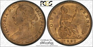 �p�����B�N�g���A1882-H�y�j�[�A�`���C�X+�����ʁAPCGS MS64+�F��