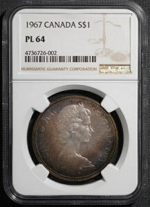 1967�N �����O�E�G���U�x�X �J�i�_ 100���N�L�O��� NGC PL64 �h�� / 12