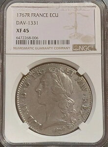 1767�N R �t�����X �A���e�B�[�N �V���o�[ Ecu DAV-1331 ���C15�� NGC XF45 �t���O���[�h�R�C��