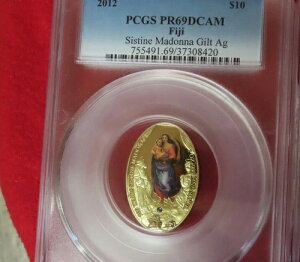 �t�B�W�[ 2012�N ���t�@�G���� �V�X�e�B�[�i�̐���}���A�ƃC�G�X�̑� PCGS PR69 1�I���X �������