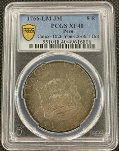 �y���[ 1766-LM JM 8 ���A�� �V���O���h�b�g ����~���g�}�[�N PCGS XF 40