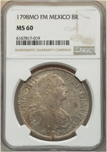 ���L�V�R�F�J�����X4�� 8���A�� 1798�N MO FM MS60 NGC�AUNC! ���
