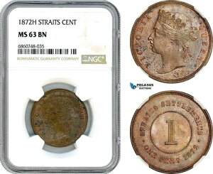 AI791�A�C���A���n�A�r�N�g���A�B�A1�Z���g�A1872�NH�A�q�[�g�������ǁANGC MS63BN