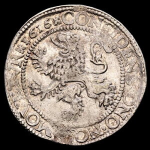 PA?SES BAJOS D?lar Le?n o Leeuwendaalder (27,30 gramosg) 1616 Zelanda KM 16;