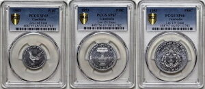 �J���{�W�A 1953 10/20/50 �T���^�C�� �G�b�Z�C PCGS 65/66/67