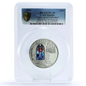 �N�b�N���� 10�h�� Windows Heaven Washington Cathedral PL70 PCGS �R�C�� 2014�N