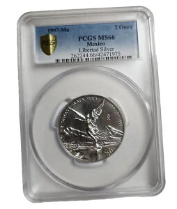 1997�N ���L�V�R ���x���^�b�h 2 �I���U - 2�I���X ���� .999 �ᒒ�� PCGS MS 66 NICE