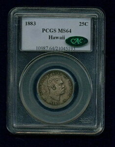 �n���C �J���J�E�A I 1883�N 25�Z���g/25�h�� ������ PCGS�F�� MS64