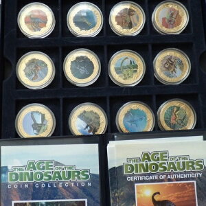 12 �N�b�N���� 2014-2019 �����b�L $1 �h���R�C�� Age of Dinosaur �Z�b�g�{�b�N�X CoA-