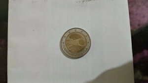 2 ���[�� �R�C�� letra J 2002 Alemanha moeda extremamente valiosa�Aerro de cunhagem