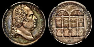 ������1814�N�t�����X�A���C18����{�a���`��33mm���_���ANGC MS63