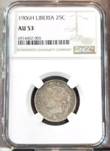 1906�N ���x���A 25�Z���g��� ���j���������� NGC AU 53 �� ���ʔ��s
