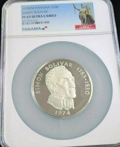 1974�N �p�i�} �V���o�[ 20�o���{�A S20B �V�����E�{���o�� NGC PF 65 �E���g���J���I �i�C�X�R�C��