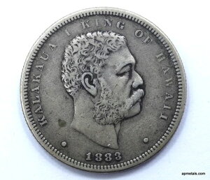 1883�N �n���C���� 50�Z���g��� �n�[�t�h�� �č������� .900 ��� �L���O�J���J�E�A 1
