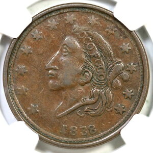 1838 HT-63 NGC XF 45 �~���g�h���b�v - LOCO FOCO �n�[�h�^�C���Y�g�[�N��