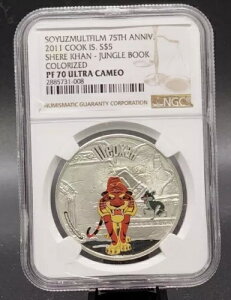 2011 �N�b�N���� 5�h�� �\���[�Y �}���`�t�B���� 75���N�L�O �V�F�A�E�J�[�� �W�����O���E�u�b�N NGC PF70 UC