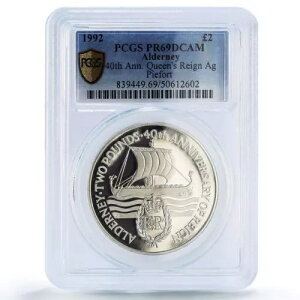 �I���_�j�[ 2���O Queen's Reign �D�� �s�G�t�H�[�g PR69 PCGS �V���o�[�R�C�� 1992-