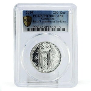 �`�F�R���a�� 200�R���i ���N�Z���u���N����W���A�������L�O PR70 PCGS ��� 2010�N