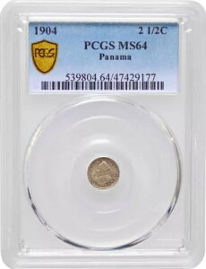 �p�i�} 2 1/2 �Z���e�V�� 1904�N�APCGS MS64�A�u�p�i�}���a���i1904�N - 1960�N�j�v