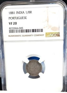 �C���h �|���g�K�� 1881�N 1/8���s�[ NGC VF 20�u�󏭁v