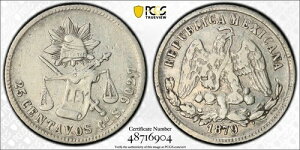 1879�N Go S ���L�V�R 25�Z���^�{��� �O�A�i�t�@�g������ PCGS XF45 �g�b�v�|�b�v 1/0