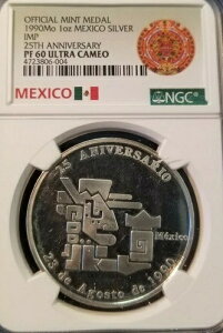 1990�N ���L�V�R 1�I���X �V���o�[���_�� IMP 25���N�L�O NGC PF 60 �E���g���J���I �g�b�v�|�b�v