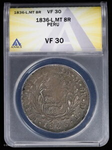1836 L�AMT 8R �y���[ �V���o�[ 8���A�� ANACS VF 30