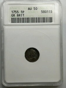 1755�N �C�M���X 1�y���X ���ʋ��� ANACS AU50 �W���[�W2��