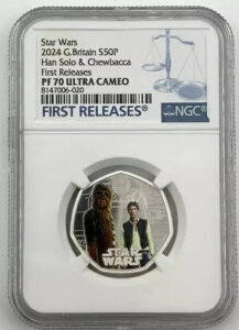 2024 GB �X�^�[�E�H�[�Y �n���\�� �`���[�o�b�J 50P �V���o�[ PF70 �E���g���J���I NGC *SC