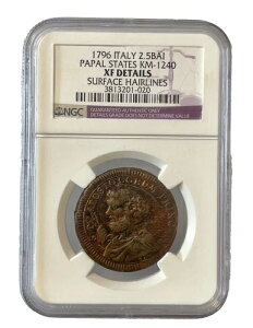 1796�N ���c�� �C�^���A 2.5BAI 2.5 �o�C�I�b�L NGC�F�� XF-�ڍ� KM#1240